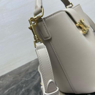 wholesale quality celine louise bucket bag 119173 white